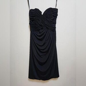 Vintage Victor Costa size 6 black evening dress